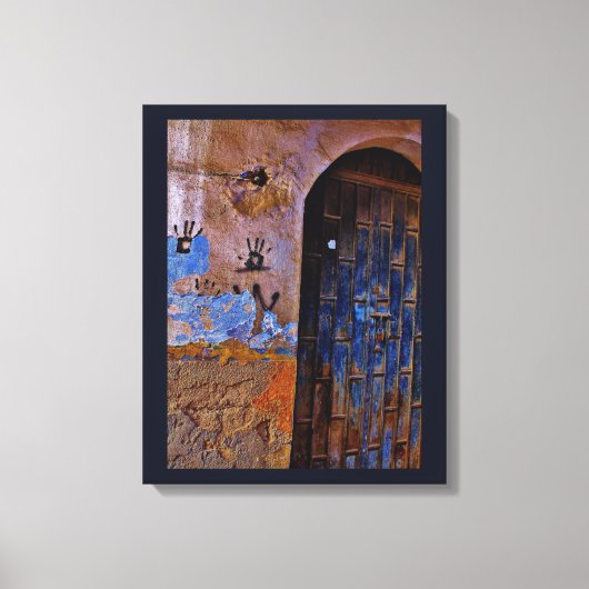 Handdrucke Leinwanddruck (Vorderseite)