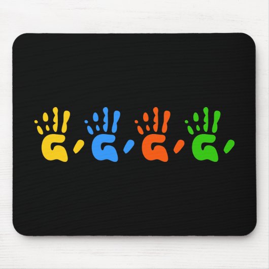 Handdrucke Mousepad (Vorne)