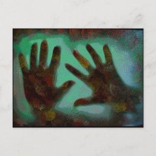 Handdrucke Postkarte