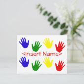 Handdrucke Postkarte (Stehend Vorderseite)