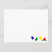 Handdrucke Postkarte (Rückseite)