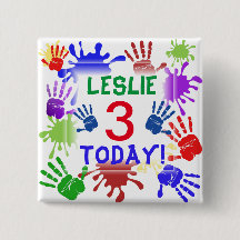 Handdrucke und gestrichene Schnüre Kinderalter