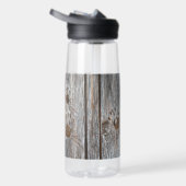 Handdrucke Vögel auf Holzkarten mit Herbstleaf Trinkflasche (Rechts)