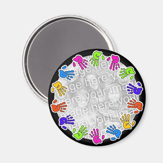 Handdruckleiste Magnet (Vorderseite/Rückseite)