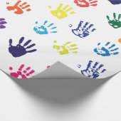 Handdruckpapier Geschenkpapier (Ecke)