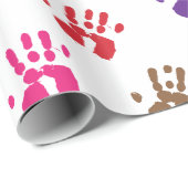 Handdruckpapier Geschenkpapier (Rolleneckpunkt)