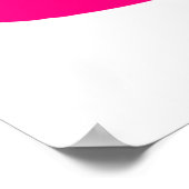 Handdruckpink-Malerpalme Poster (Ecke)