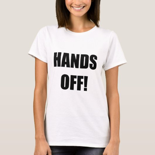 HÄNDE AB! T-Shirt (Vorderseite)