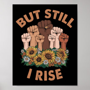 Hände, aber immer noch ich Blume Melanin Black His Poster