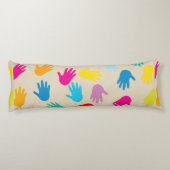 Hände auf der ganzen Welt Kissen (Rückseite)