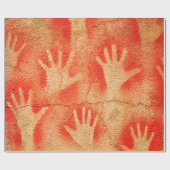 Hände auf der Wallfahrtskirche, aborigine-Kunst, A Geschenkpapier (Flach)