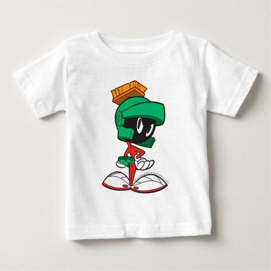 Hände auf Hüften MARVIN THE MARTIAN™ Baby T-shirt (Vorderseite)