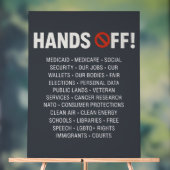 Hände aus acrylschild (Neutral)