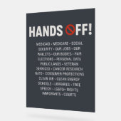 Hände aus acrylschild (Winkel)