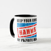 Hände aus dem Gesundheitswesen Tasse (Vorderseite Links)