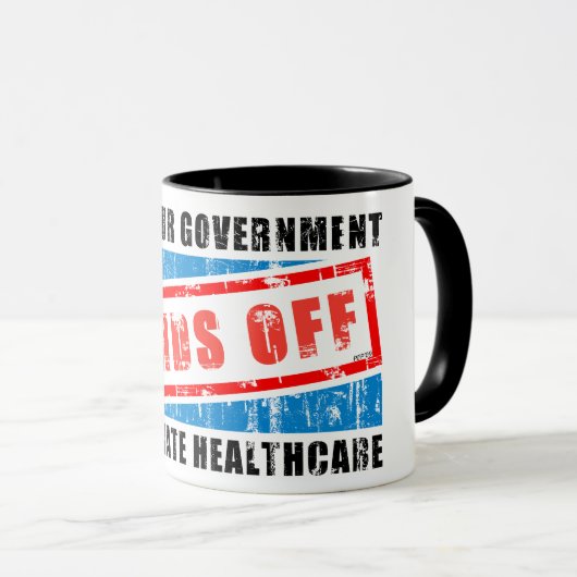 Hände aus dem Gesundheitswesen Tasse (VorderseiteRechts)