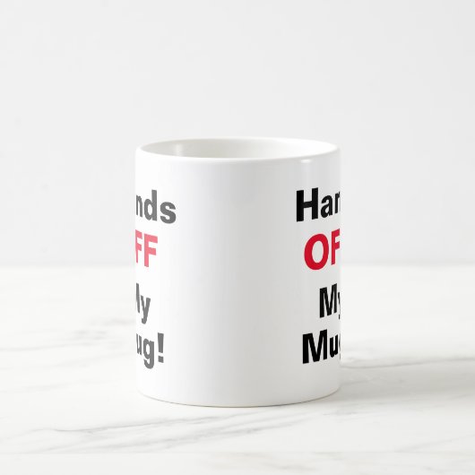 Hände AUS Kaffeetasse (Mittel)