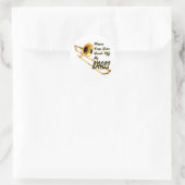 Hände aus Messing/Röhrchen Runder Aufkleber (Tasche)