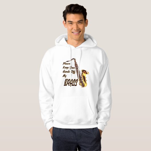 Hände aus Messing/Sachsen Hoodie (Vorne ganz)