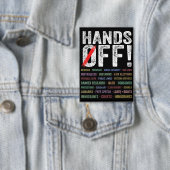 Hände aus Protest Button (Insitu)