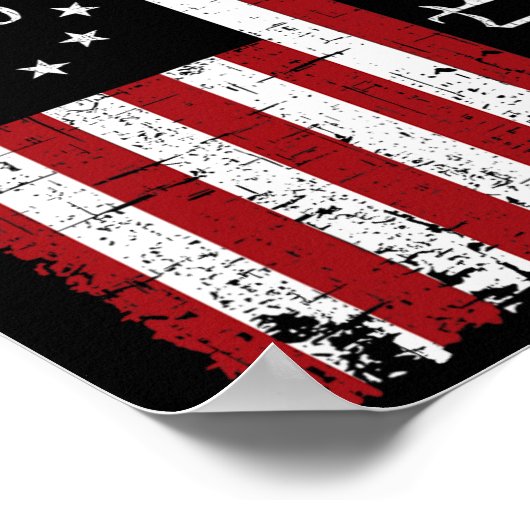 Hände aus Protest, den wir, die Leute Flag Protest Poster (Ecke)