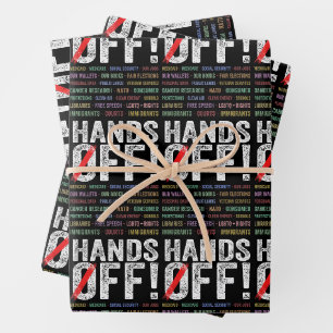 Hände aus Protest Geschenkpapier Set