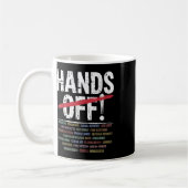 Hände aus Protest Kaffeetasse (Links)