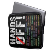 Hände aus Protest Laptopschutzhülle (Vorderseite Links)