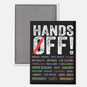 Hände aus Protest Magnet