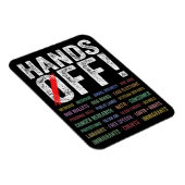 Hände aus Protest Magnet (Rechte Seite)