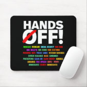 Hände aus Protest Mousepad (Mit Mouse)