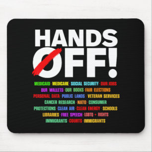 Hände aus Protest Mousepad