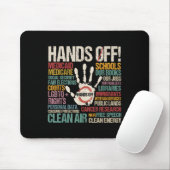 Hände aus Protest Mousepad (Mit Mouse)