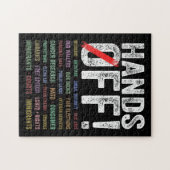 Hände aus Protest Puzzle (Horizontal)