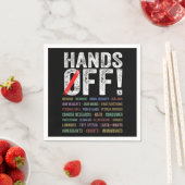 Hände aus Protest Serviette (Beispiel)