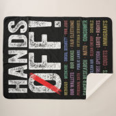 Hände aus Protest Sherpadecke (Vorderseite (Horizontal))