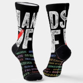 Hände aus Protest Socken (Gewinkelt)