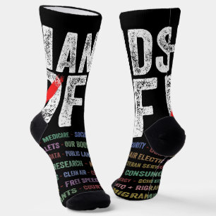Hände aus Protest Socken