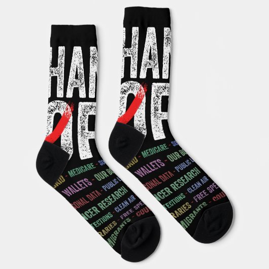 Hände aus Protest Socken (Rechts)