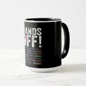 Hände aus Protest Tasse (VorderseiteRechts)
