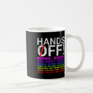 Hände aus Protest Widerstände schützen Männer Frau Kaffeetasse