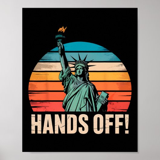 Hände aus Protest Widerstandsstatus der Libe Poster (Vorne)