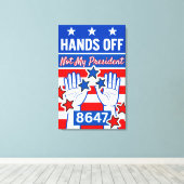 Hände aus Protester Leinwanddruck (Insitu (Holzboden))