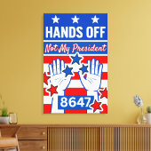 Hände aus Protester Leinwanddruck (Insitu (Wohnzimmer))