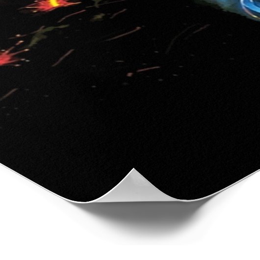 Hände aus Stahl Poster (Ecke)