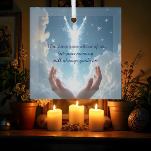Hände befreien die Seele, du hast Mitgefühl gezeig Ornament Aus Glas