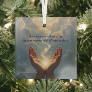 Hände befreien die Seele, Frieden, Mitgefühl Ornament Aus Glas