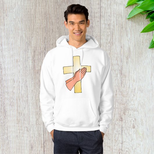 Hände bei Cross Mens Hoodie