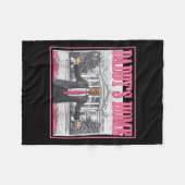 Hände breit vor dem Zuhause Pi des weißen Vaters Fleecedecke (Vorderseite (Horizontal))