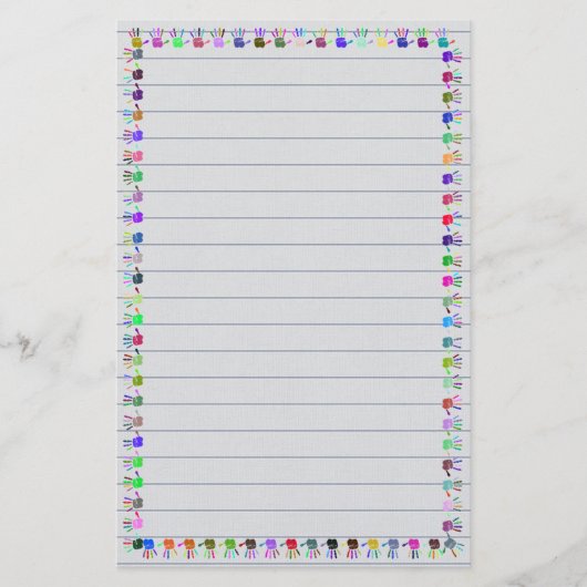 Hände Briefpapier (Vorderseite)
